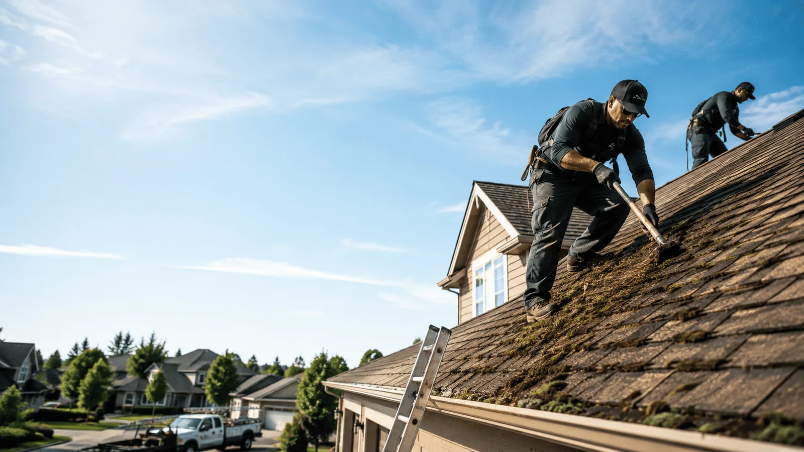 Roof Moss Removal in Donnellson, IL near me